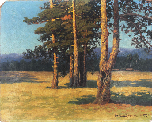 Башинджагян Геворк Захарович. Сосны, освещенные солнцем 